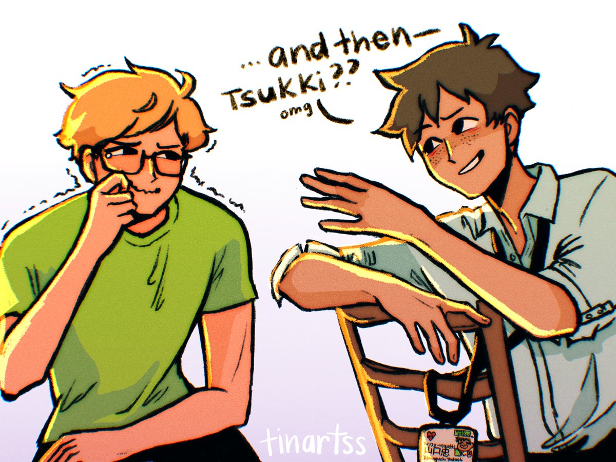 they are absolutely ridiculous and i love them for it

#tsukkiyama #haikyuu 