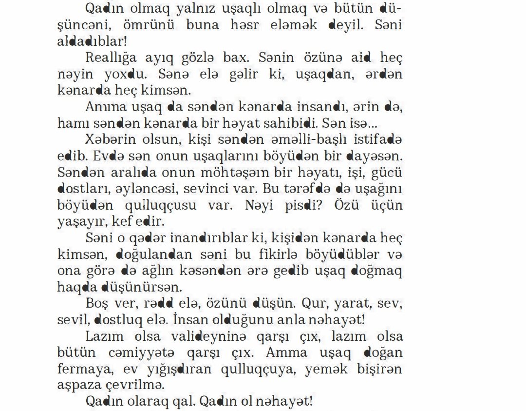 Osho "Qadinlarin kitabi"əsərindən