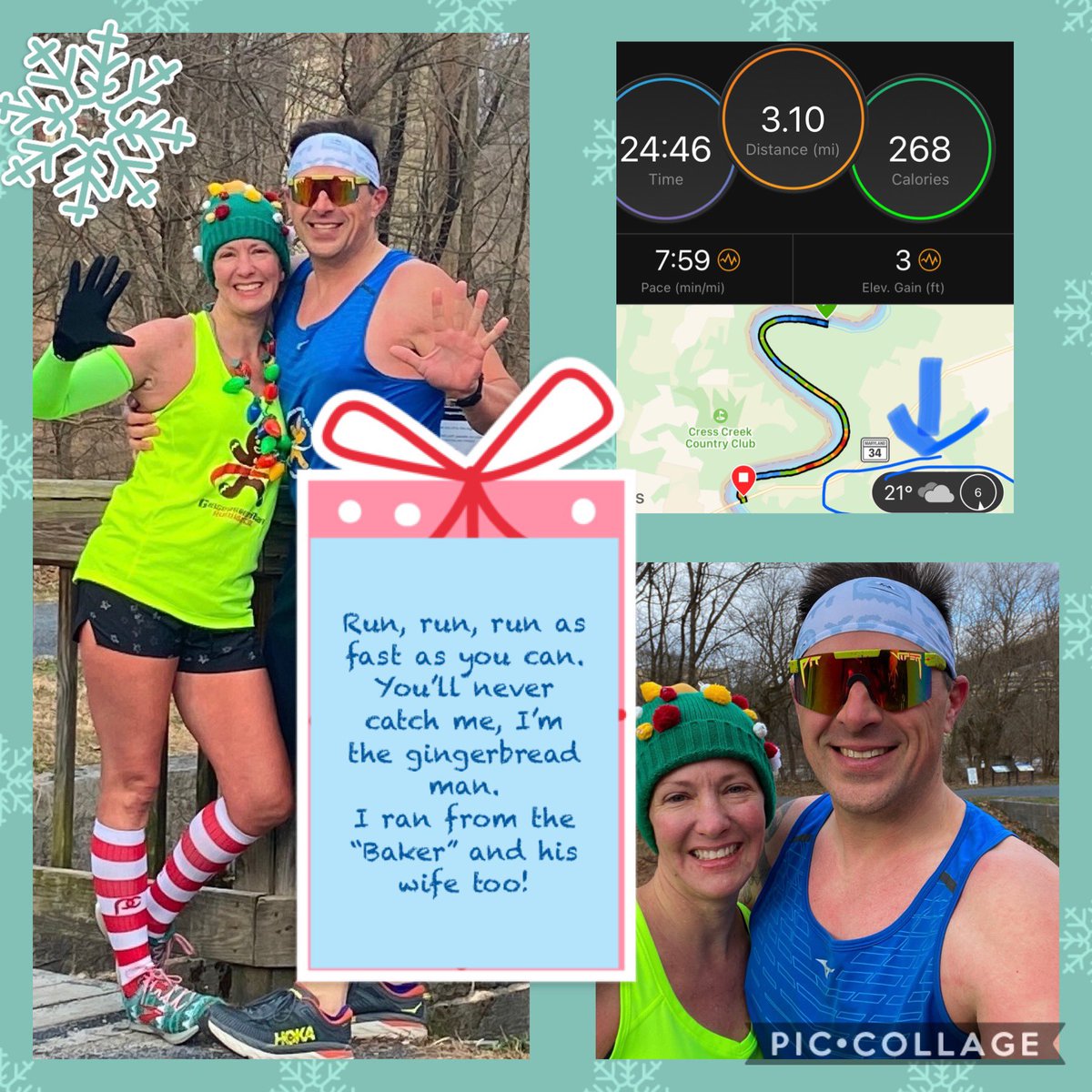 ksmitsbaker's tweet image. Boxing Day 5K completed!! 🎁 First race of the “Two Rivers Treads Frozen 5” 🥶❄️ Can’t wait for the next one!! 🏃🏻‍♀️🏃🏻👟☃️ #Frozen5virtual #iceman #icewoman #coldexposure #supportlocal #smallbusiness #tworiverstreads #freezerun