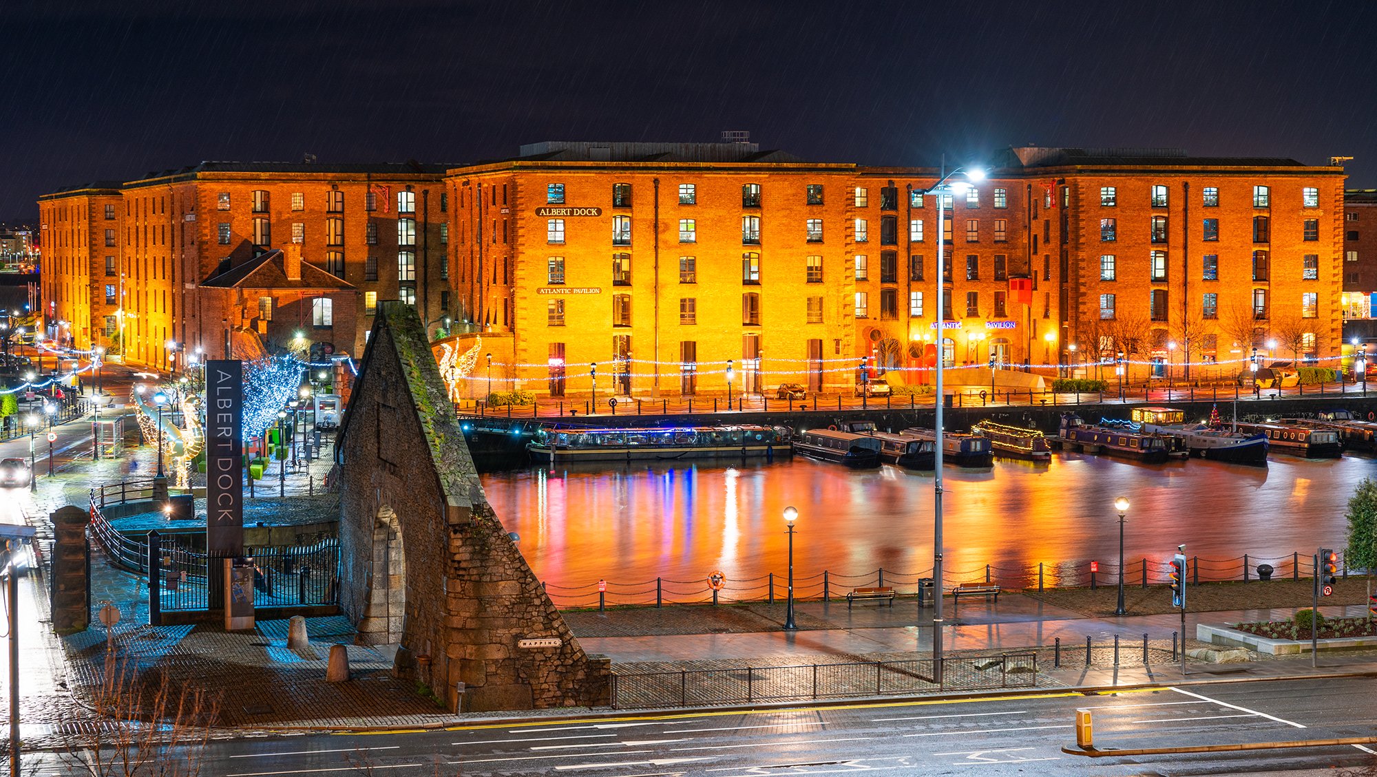 Royal Albert Dock, Liverpool buildings, looking over Salthouse Dock