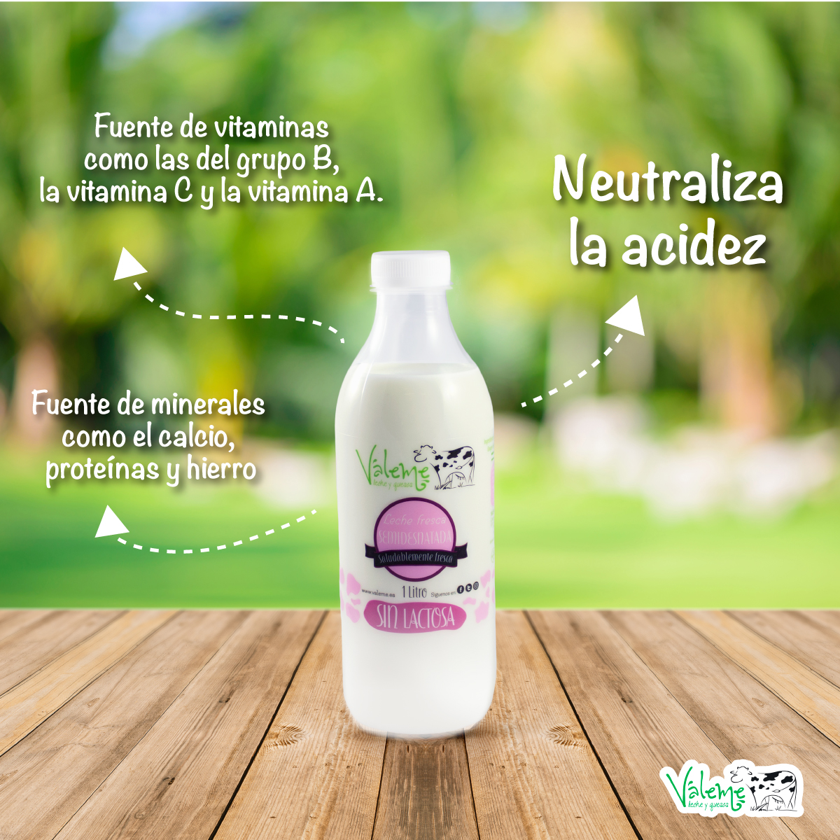 ¿Sabías que la #lechefresca es buena para la #gastritis? Esto es así porque ayuda a neutralizar la acidez. Lo dejamos caer por aquí, por si acaso has tenido alguna comida copiosa esta semana 😉

#LecheVáleme #Salud