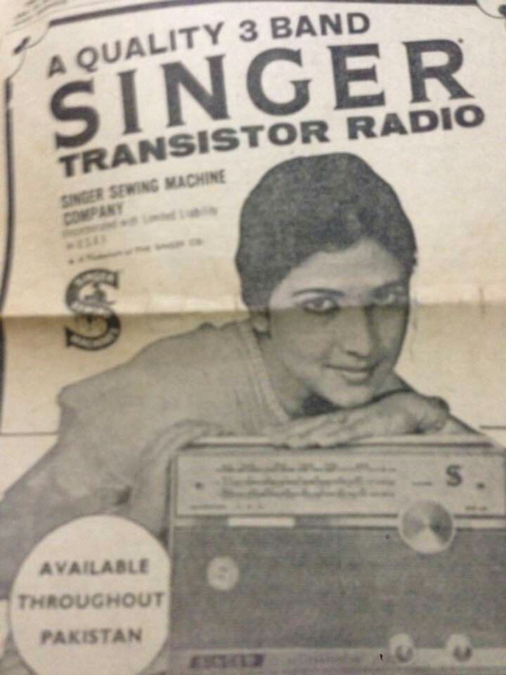 “A Quality 3 Band Singer Transistor Radio.”
