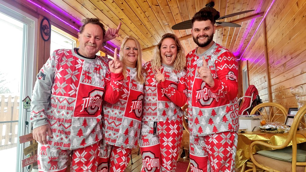 Had a little family fun this year for Christmas ❤ #GoBucks #BuckeyeNation