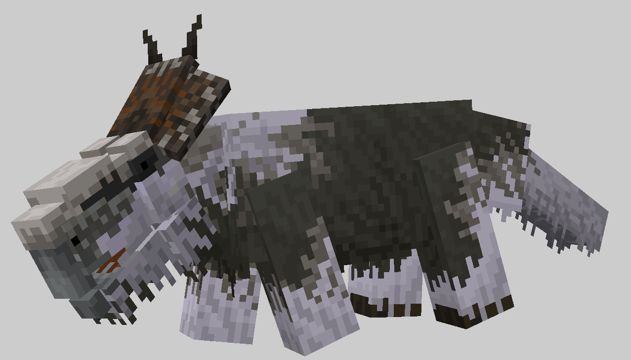 Twitter 上的 Paleozoic Productions // Prince Creek Enthusiast:"¡Un poco #WIP #PrehistoricKingdom #Minecraft #Pachyrhinosaurus! Tratando de apegarme a un modelo y una textura de estilo más simple, aunque la cabeza es bastante compleja para tener la