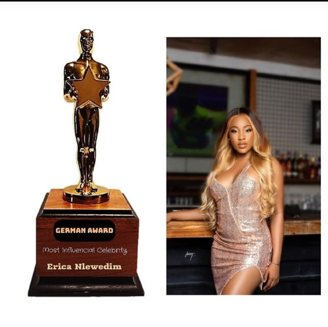 ekemini_sam's tweet photo. Congrats @EricaNlewedim on your latest award from German Award as the Most Influential Celebrity. I am so proud of you.. https://t.co/sLGdU4AaUR