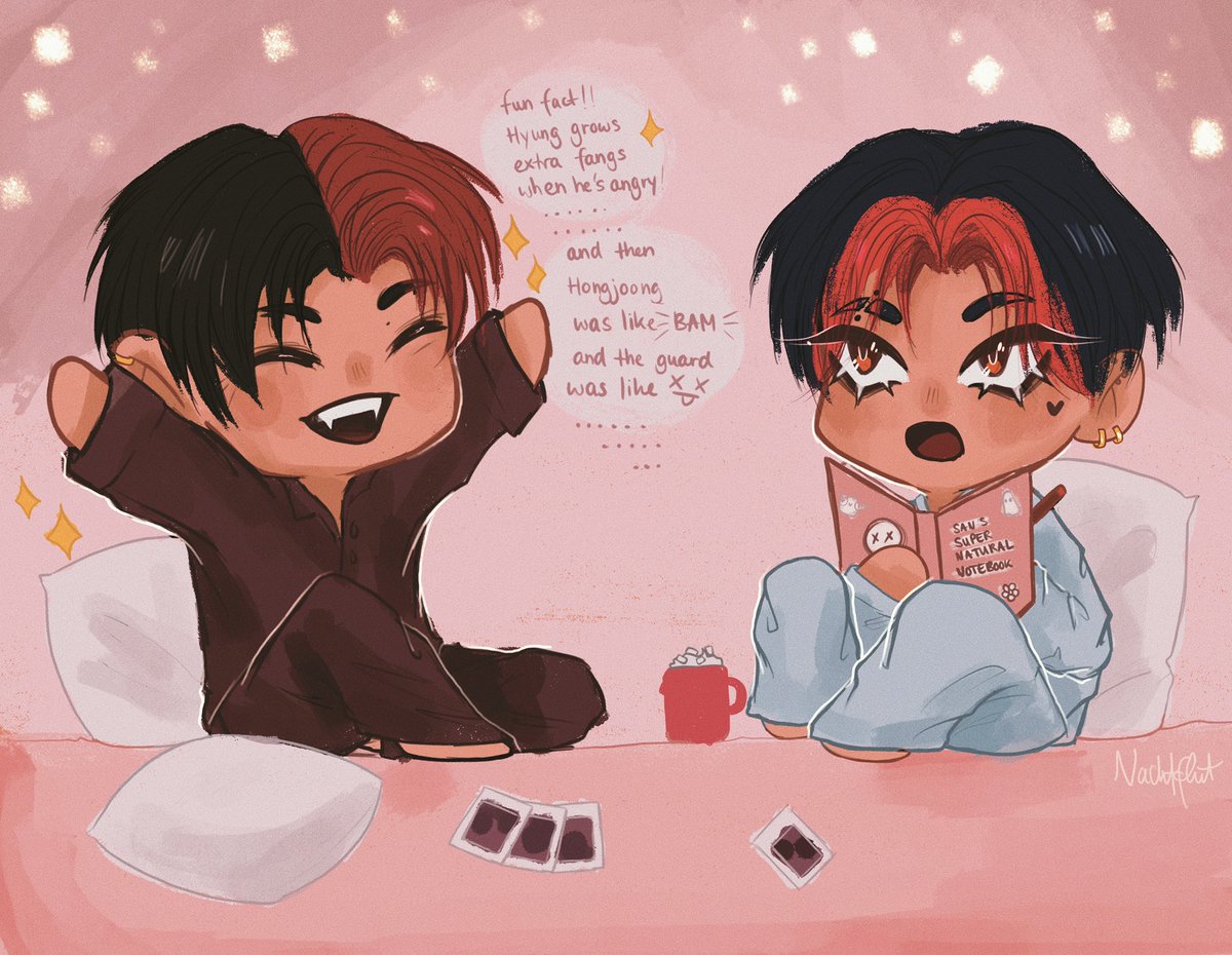nachtflxt's tweet photo. 👻x🧛‍♂️✨

when san from @/rhooboob’s ghost au and san from my vampire au meet :D

#ATEEZ #ATEEZfanart #SAN #에이티즈 https://t.co/jZRSGtE5Tq