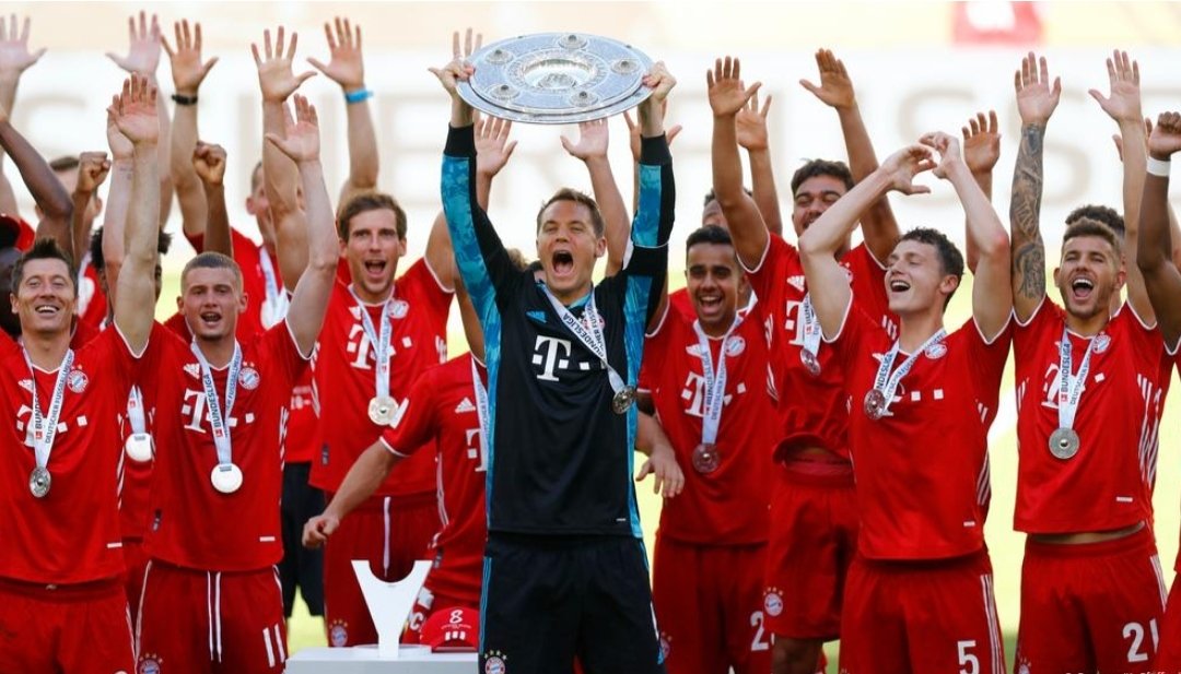 You've ended up beating Augsburg at hime, and therefore securing the Bundesliga title. This is your biggest achievement so far and the fans adore you. You jump into them and are sent across the stadium. What do you say to them and what are your goals for next season?