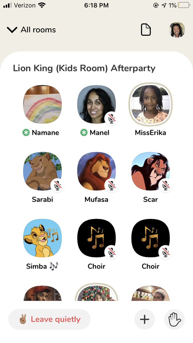 kishagd's tweet image. Listening to the kids after party for the Lion King production on clubhouse! These kids are amazing 💕#TheLionKingCH