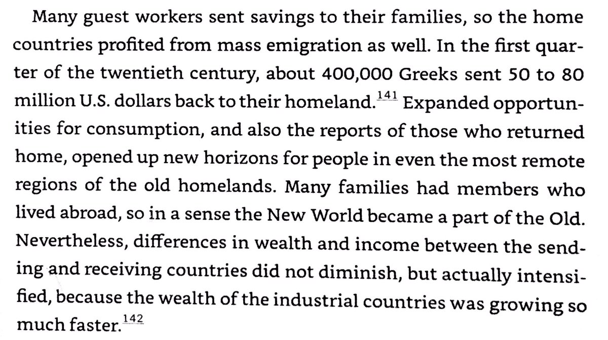 738,500 Balkans residents left for America 1900-1914, including 250k Greeks, 80k Bulgarians, 83k Romanians, 1.5k Serbs, 200k Slovenes & Croats. They settled in areas with preexisting immigrant communities, & sent a lot of money back home.