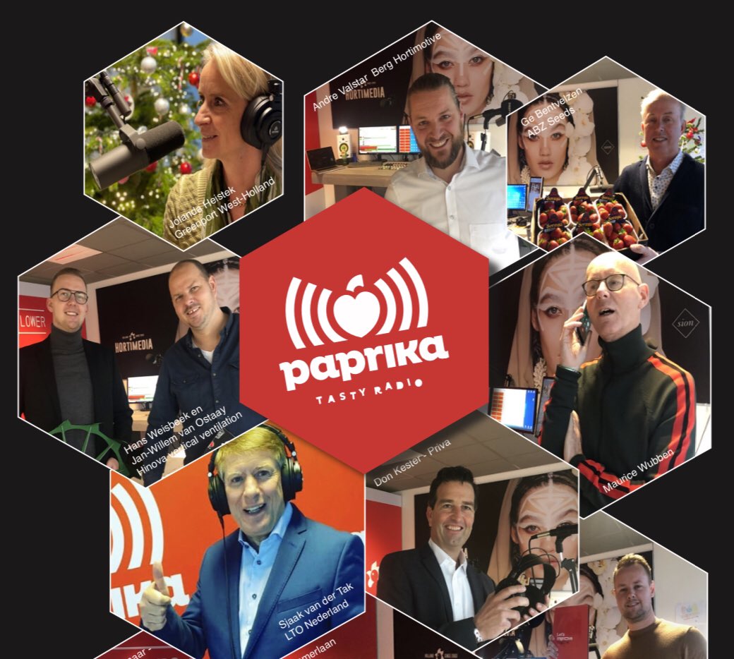 04-01 start de nieuwe programmering op Paprika. Dankzij vele live studiogasten kreeg de tuinbouwzender in 2020 een permanente positie binnen Holland Hortimedia. Iedereen bedankt! #PowertoFoodansFlower <a href="/PaprikaNL/">Hortibiz Newsradio</a> <a href="/HortiLounge/">Holland Hortimedia</a>