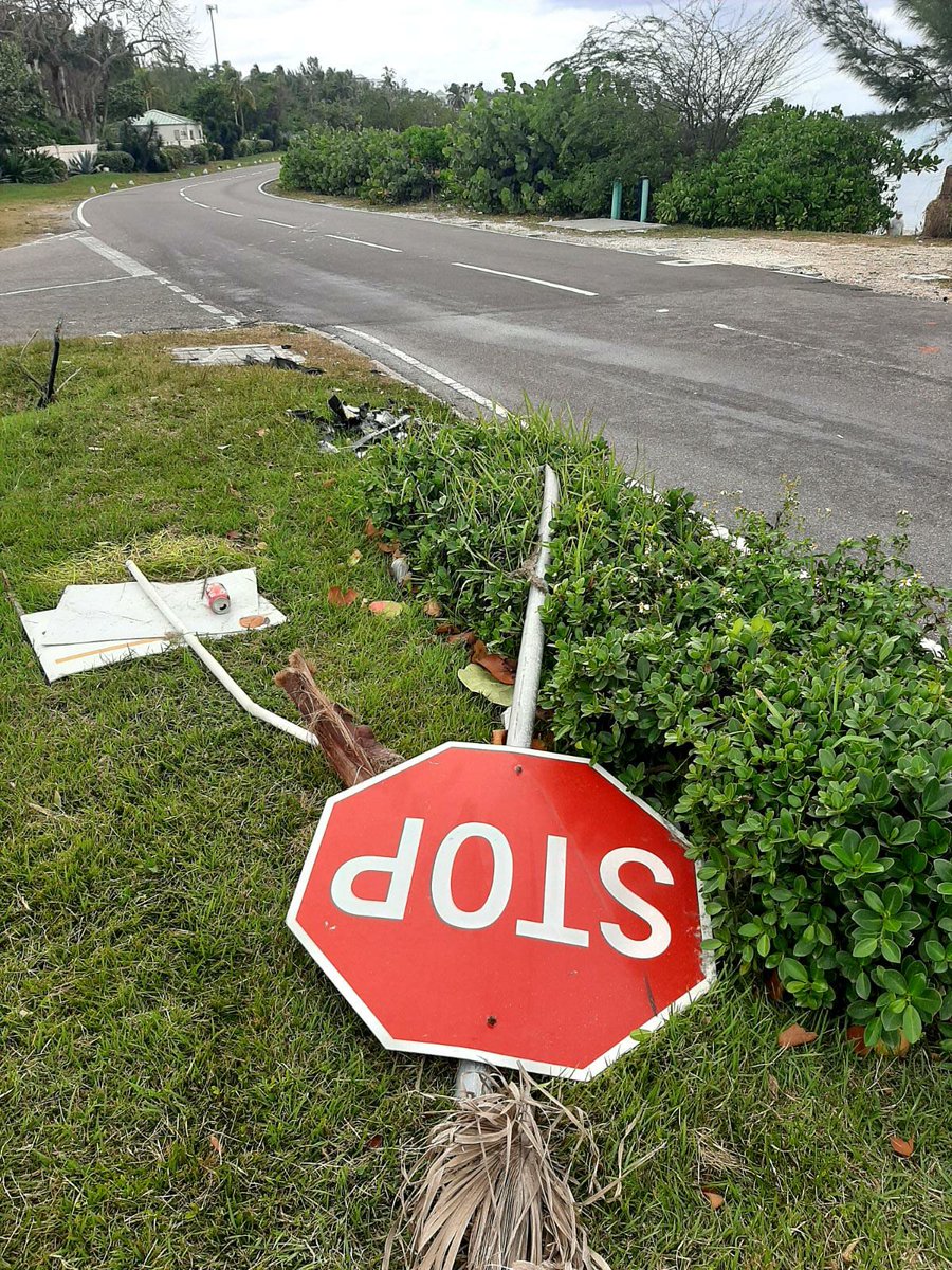 Live scene at the junction o West Bay Street and Blake Road where Mr and Mrs Brent Johnson died....