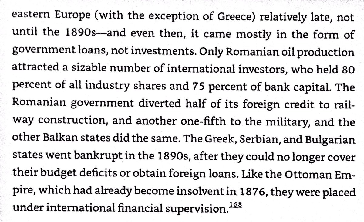 Balkan states ended up greatly indebted to Western banks, mostly due to railway construction. Investment was lacking, & Western countries used their more advanced economies to dominate the Balkans. In 1890s Balkan states adopted protectionist policies to combat that.