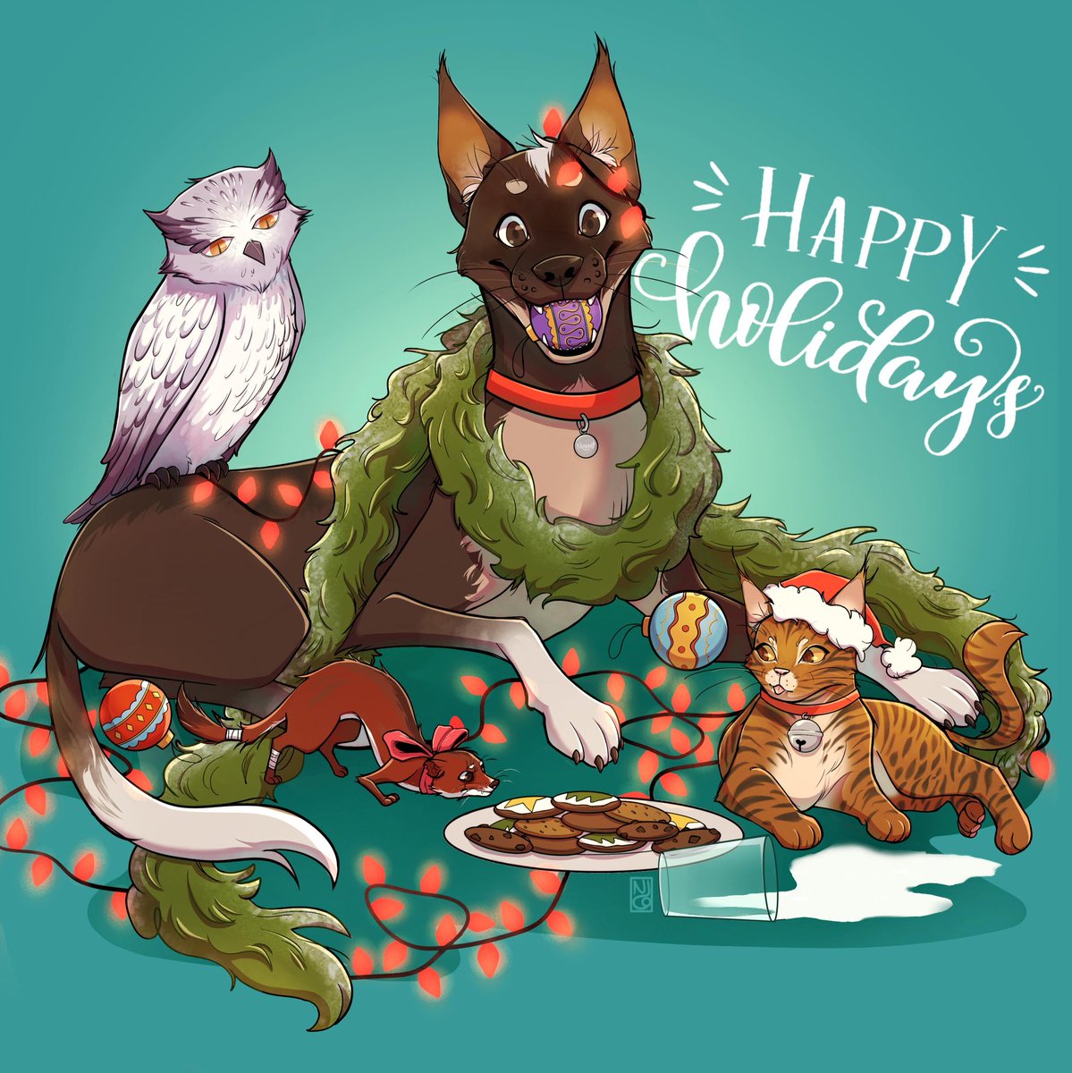 nikoreru's tweet photo. Here's a Very simple but very cute drawing i did for the CriticalRole christmas gallery!! i’m so grateful i got to be a part of it!
Go check out the gallery if you haven't yet!! All the art there is absolutely AMAZING #criticalrolefanart #critmas #CriticalRole https://t.co/84w04QGXkA