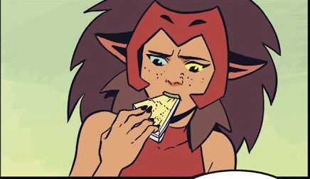 // she racomic catra as show catra; a thread