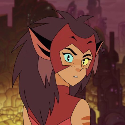 // she racomic catra as show catra; a thread