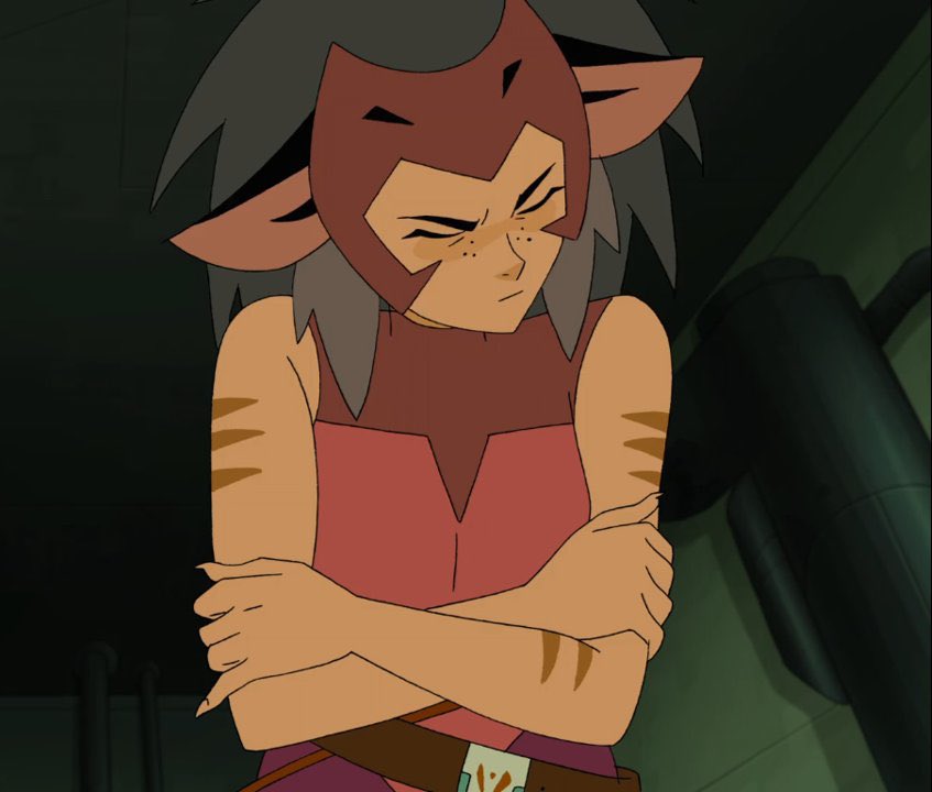 // she racomic catra as show catra; a thread