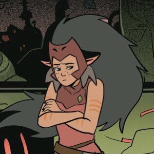 // she racomic catra as show catra; a thread