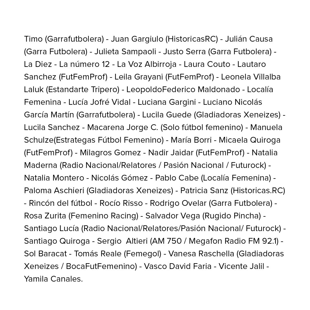 futfemgol's tweet photo. Más voces se suman al reclamo ✊🏼

#AdaptenElProtocolo #QueremosDifundir https://t.co/Mspt2Uxrjw