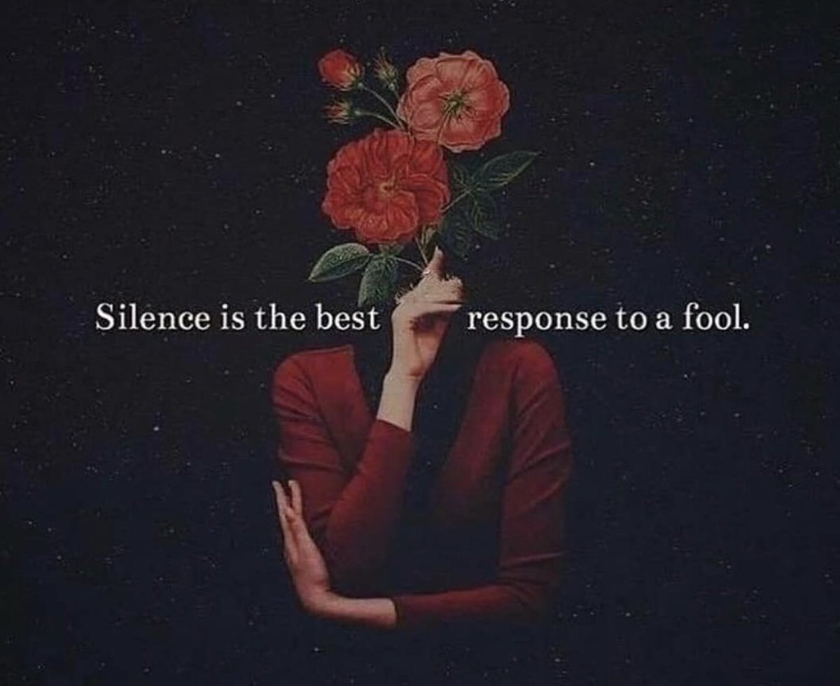 ❝Sessizlik bir ahmağa verilecek en iyi cevaptır.❞