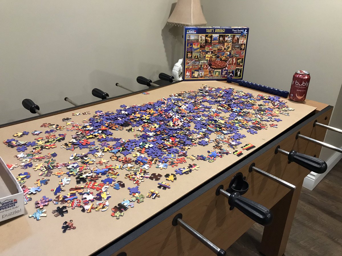 This year’s 12 Days of Christmas puzzle...1,000 pieces of pure pleasure...THAT’S AMORE!