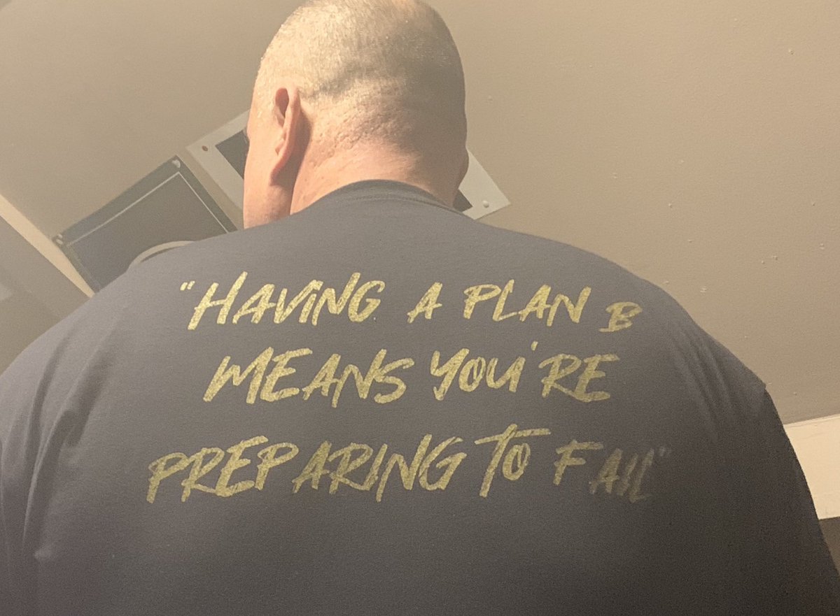 RobbyJerzee's tweet photo. Got my shirt from 2020 Olympia 212 champion Shaun Clarita 
I love this moto 
2021 no plan b just going hit all my goals https://t.co/A2BgULNJBi