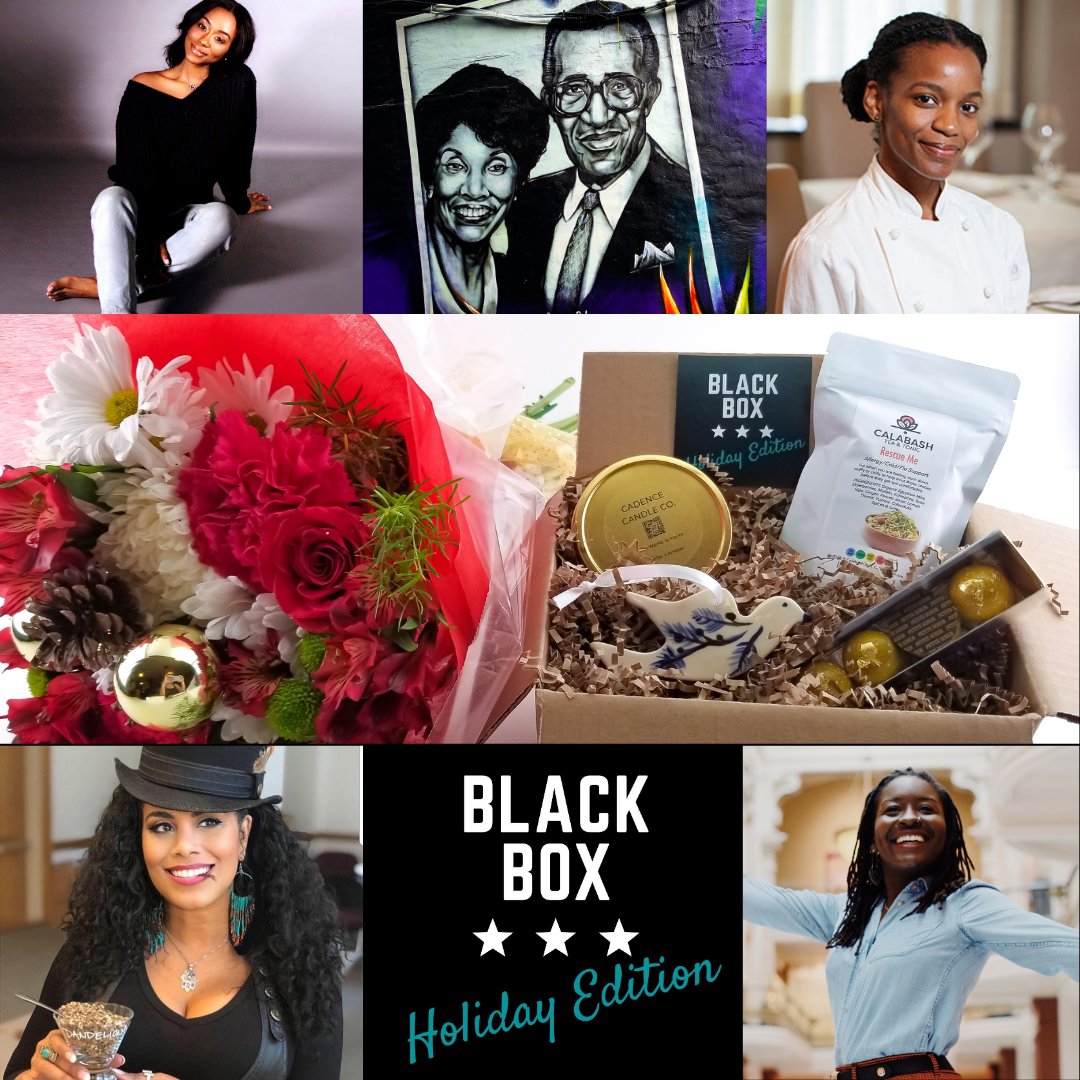 CarpeDCfood's tweet photo. THANK YOU! 🎉

Thank you to all who purchased a Black Box DC- Holiday Edition this season. We hope to continue highlighting all the amazing creatives the DMV has to offer on tour and beyond. 

And thank you to the amazing women behind the brands of Black Box DC- Holiday Edition. https://t.co/DkiBBfbjKI