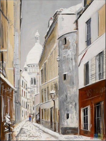 Maurice Utrillo ( 26 December 1883 – 5 November 1955), was a French painter who specialized in cityscapes. Born in the Montmartre quarter of Paris, Utrillo is one of the few famous painters of Montmartre who were born there.