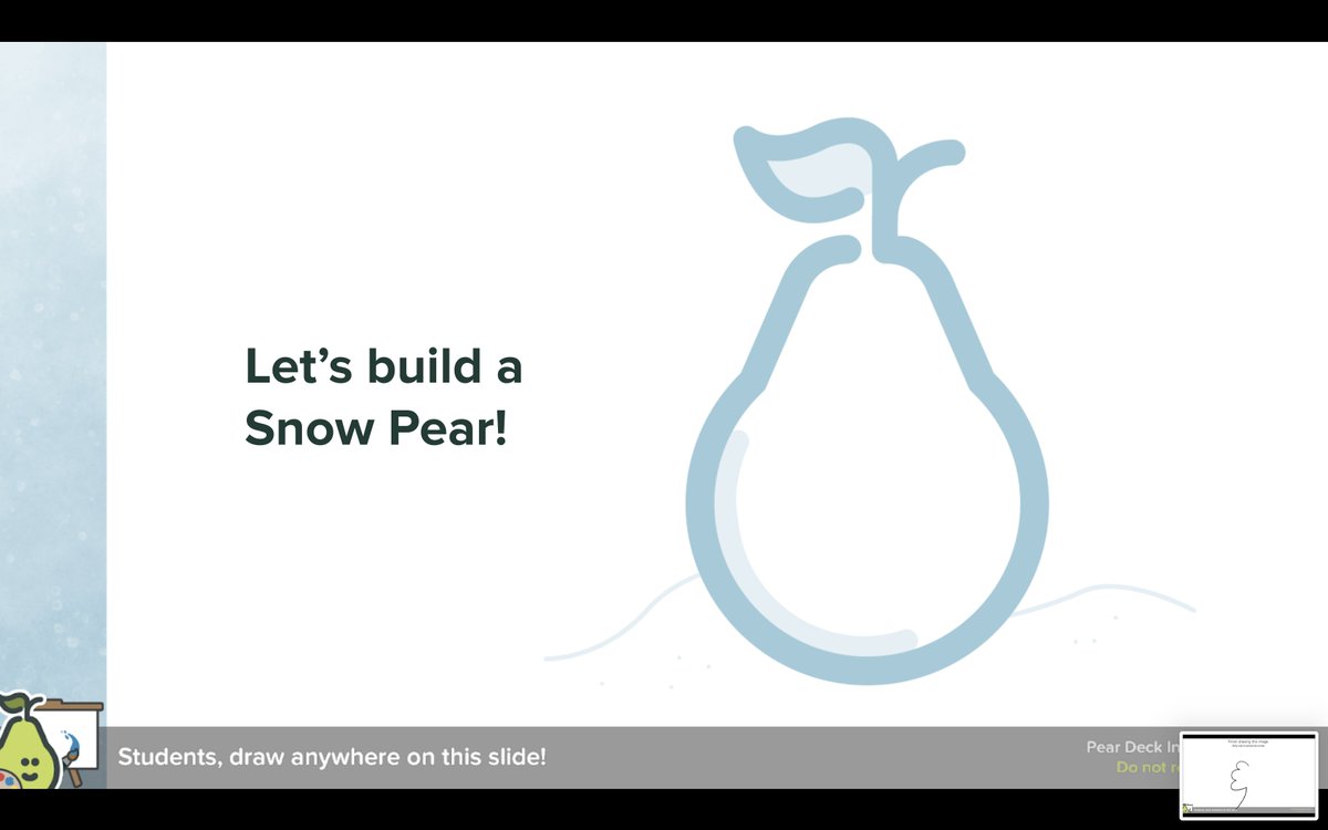 BioteachNg's tweet photo. I found this @PearDeck template and we had fun thinking of creative ways to dress a pear. As you can see, some things became non-pears! #SELactivity #SocialEmotionalLearning This time, instead of guessing what was drawn, we tried to guess WHO drew it. Hilarity ensued! 🍐 https://t.co/PNma2mGuD4