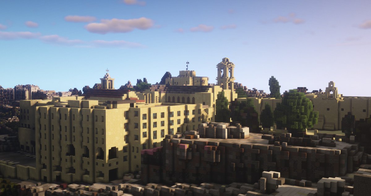Build_Israel's tweet photo. For Christmas we built the Church of Nativity. The area was built in 2 days. 

Want to learn more? 
Join our discord! 
Link in bio

#Christmas #Christ #Christans #Palestine #Westbank #Bethlehem #Israel #Church @Bethlehem_PS https://t.co/GzlReYxywm