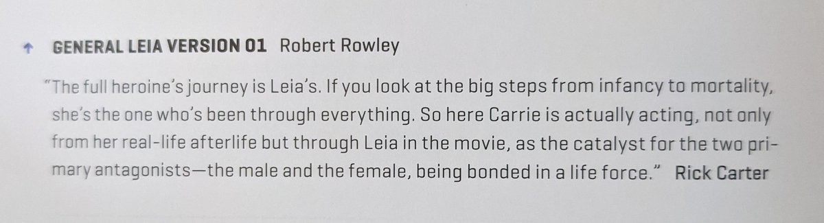 Rick Carter on Leia