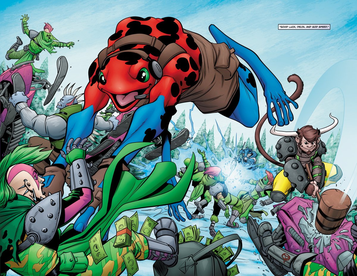 DarkHorseComics's tweet photo. New OGN for readers age 10+! AlterNation: They Hide Hybrids TPB by @HackinTimSeeley @themikenorton @angryf and @ccrank - with @PandaMonyToys. The top-secret team of cryptid-heroes, GK Delta, are committed to protecting humanity from extraordinary threats: https://t.co/3TJaiMR0Kj https://t.co/szpT9eqCuJ
