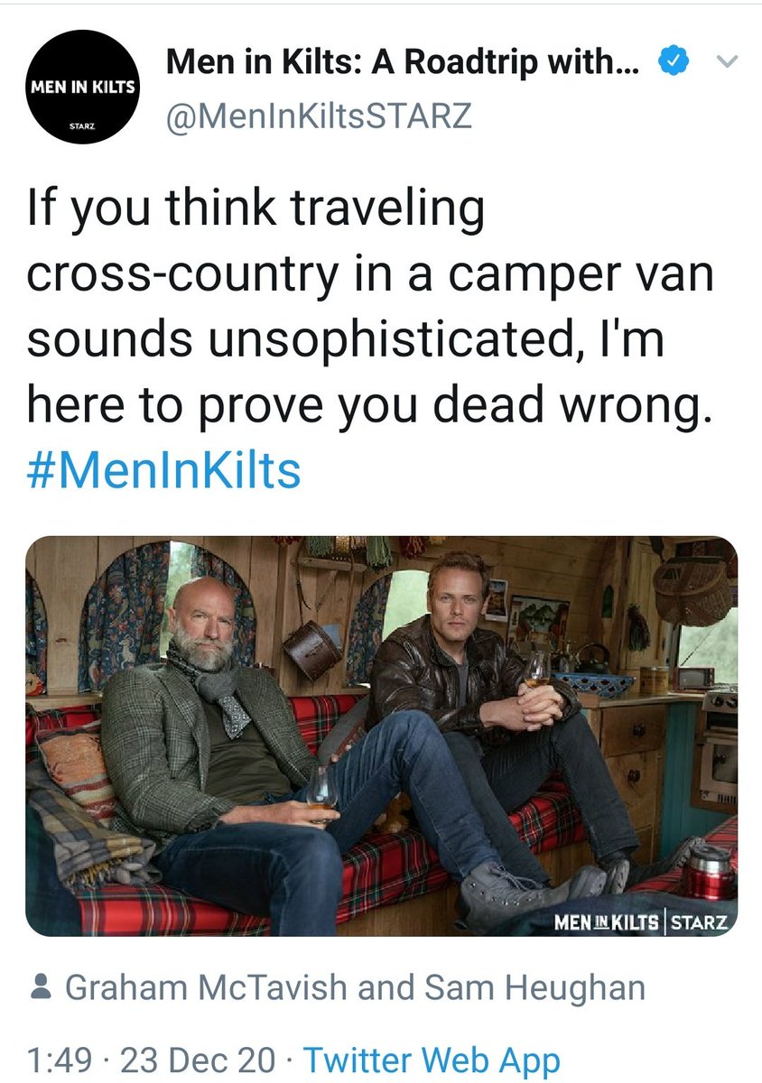 Also on Wednesday, the Patron Saint of Interns running the  #MiK account made our day again by posting this gem below and the timeline went in a frenzy (again .. yes, i know.. but he is worth it). As  @MargeB5 said .. buckle up for MiK! #SamHeughan #GrahamMcTavish #TheHighlandCoo