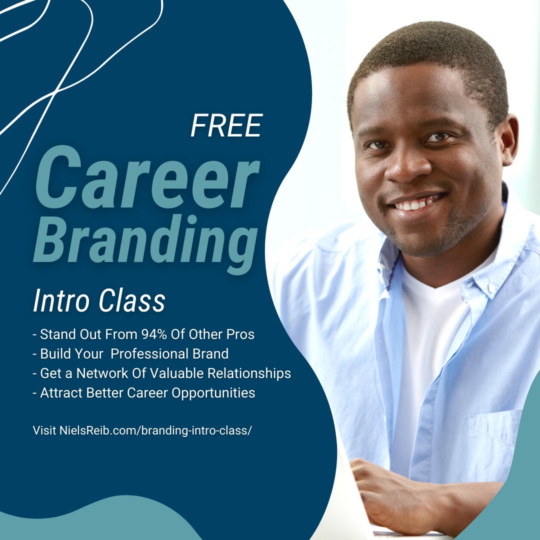 NielsReib's tweet photo. FREE Branding Intro Class🌟

Attract like-minded professionals to your network and get better career opportunities that align with your passion🔥

https://t.co/CP0q1B3fCF

#careers #branding #jobsearch #careerdevelopment #personalbranding #careercoach #mentor #freeclass https://t.co/2D10uuAmF1