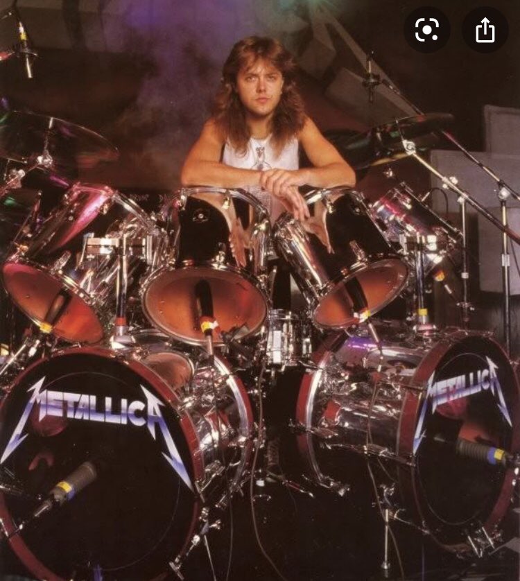 Happy 63rd Birthday to Metallica drummer Lars Ulrich    