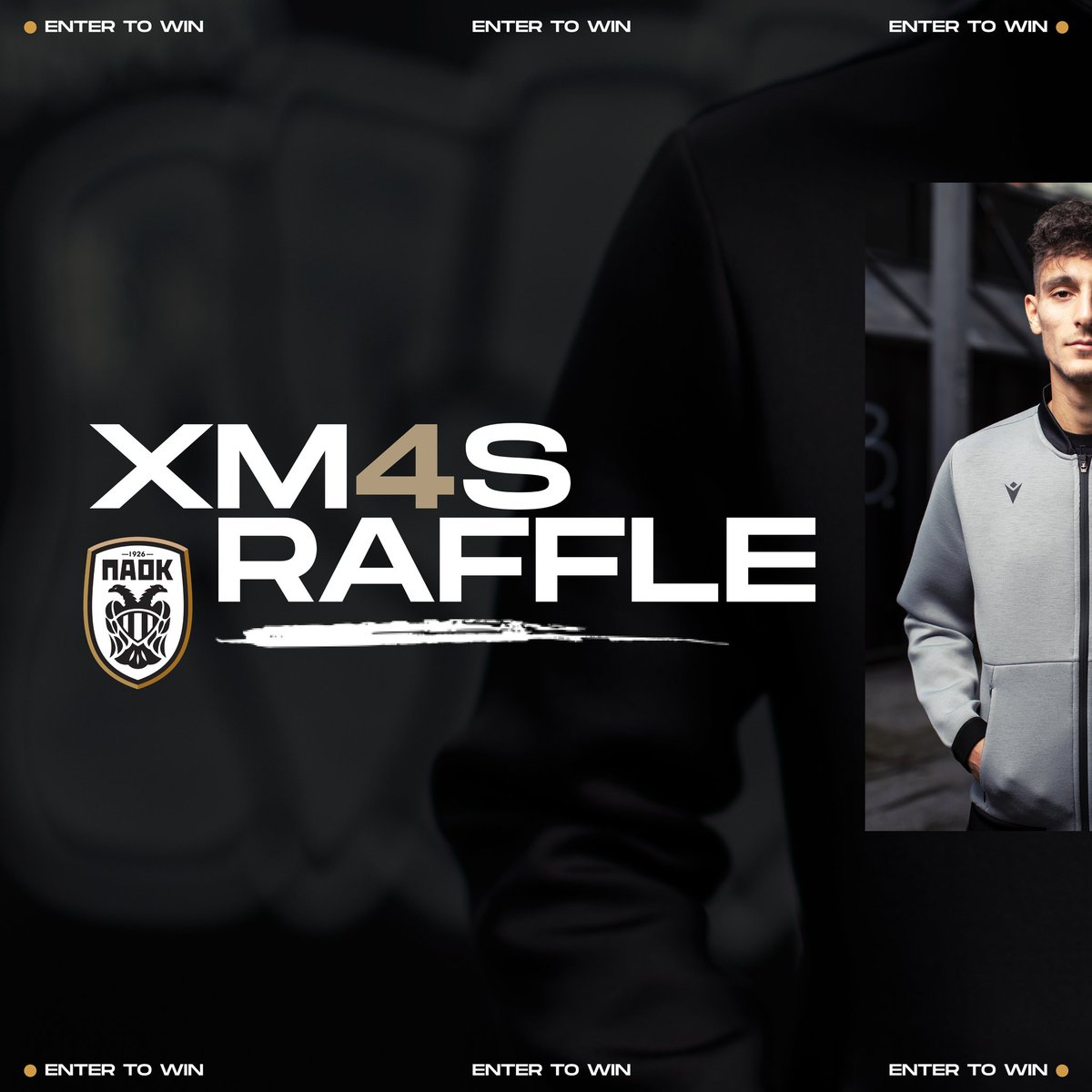 PAOK_FC's tweet image. Xmas Raffle part II.  

THE GIFTS 

1️⃣ Ένα PlayStation 5
2️⃣ Πέντε σετ με μαύρο και γκρι anthem jackets
4️⃣ Πέντε υπογεγραμμένες φανέλες με τύπωμα επιλογής σας. 

THE RULES 

1️⃣ Follow @PAOK_FC 
2️⃣ RT this tweet

Let's go! Winners will be announced on New Year!