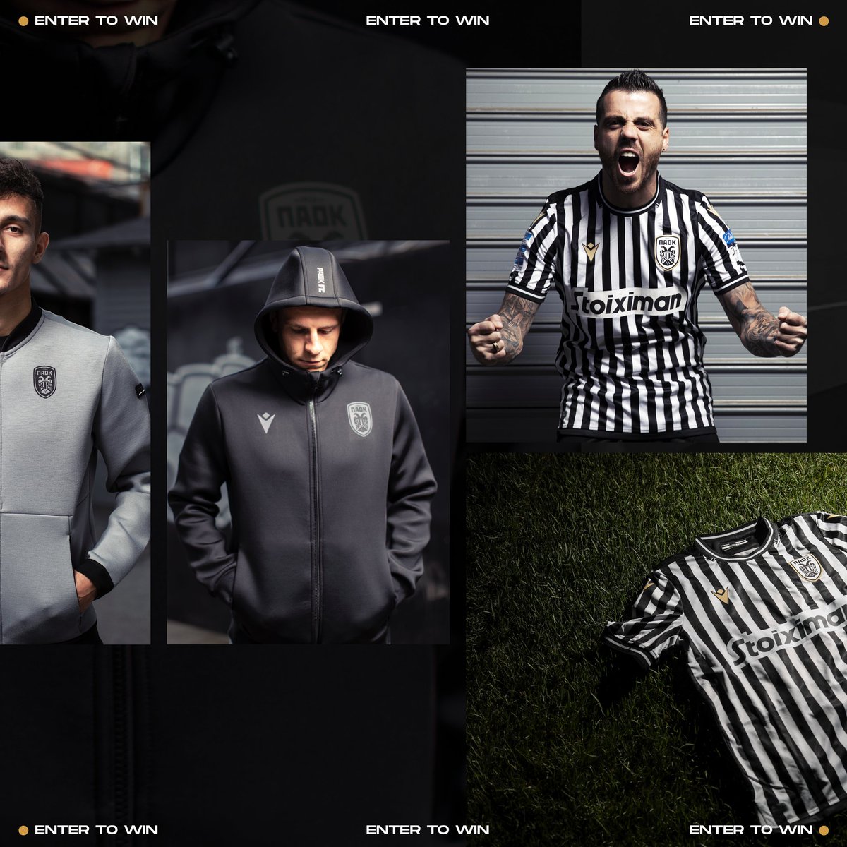 PAOK_FC's tweet image. Xmas Raffle part II.  

THE GIFTS 

1️⃣ Ένα PlayStation 5
2️⃣ Πέντε σετ με μαύρο και γκρι anthem jackets
4️⃣ Πέντε υπογεγραμμένες φανέλες με τύπωμα επιλογής σας. 

THE RULES 

1️⃣ Follow @PAOK_FC 
2️⃣ RT this tweet

Let's go! Winners will be announced on New Year!