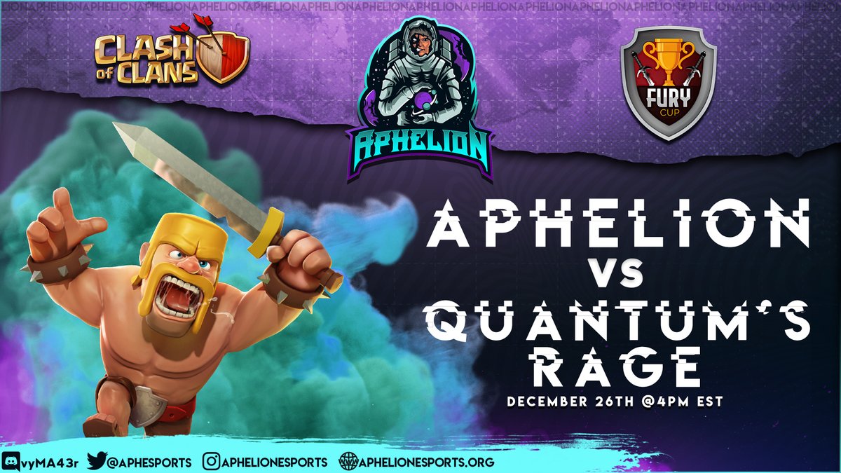 Our #ClashofClans team is heading into Week 5 of the @CupFury Golem Divison today where we are still holding strong at first place in our group!

Today we will be facing off against Quantum's Rage at 4pm EST!

Tune in to watch it live at twitch.tv/suziegaming

#AEAlwaysEvolving
