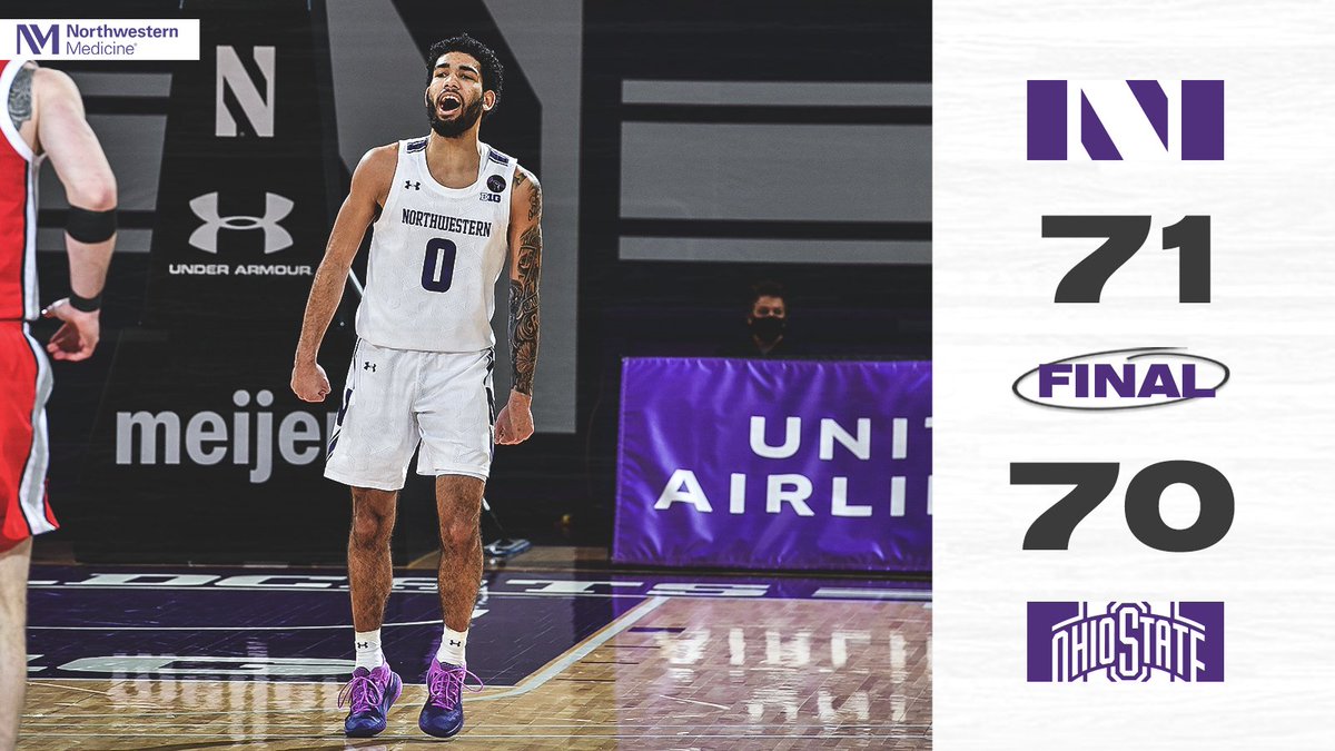Another HUGE @NUMensBball win.
👀👀👀 you next week, Top 25!