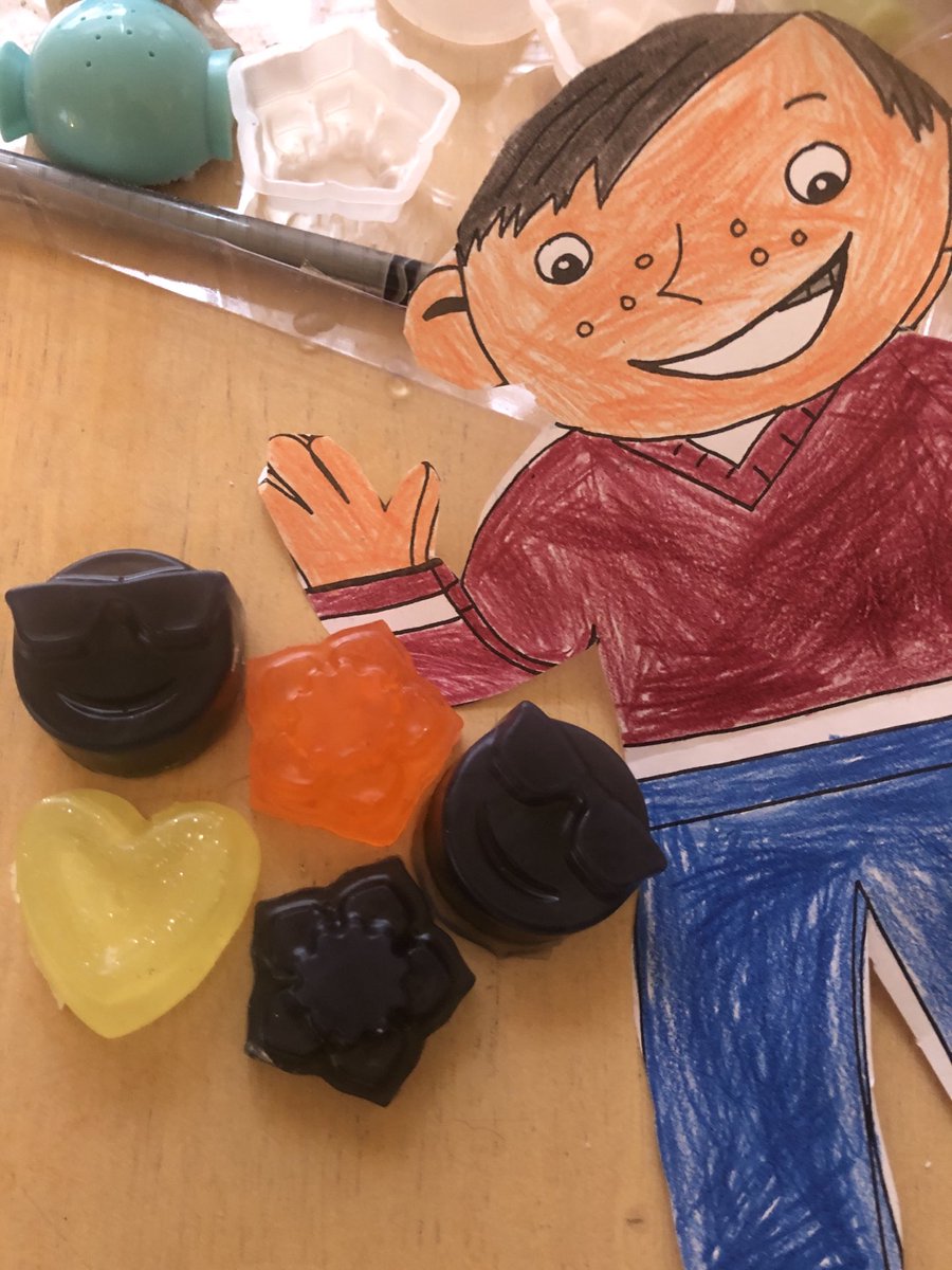 ESL_fairy's tweet photo. Flat Stanley is super proud of his homemade soap bars! :) They turned out so well. Great work, Stanley! #FlatStanley https://t.co/elVZuN7p9N