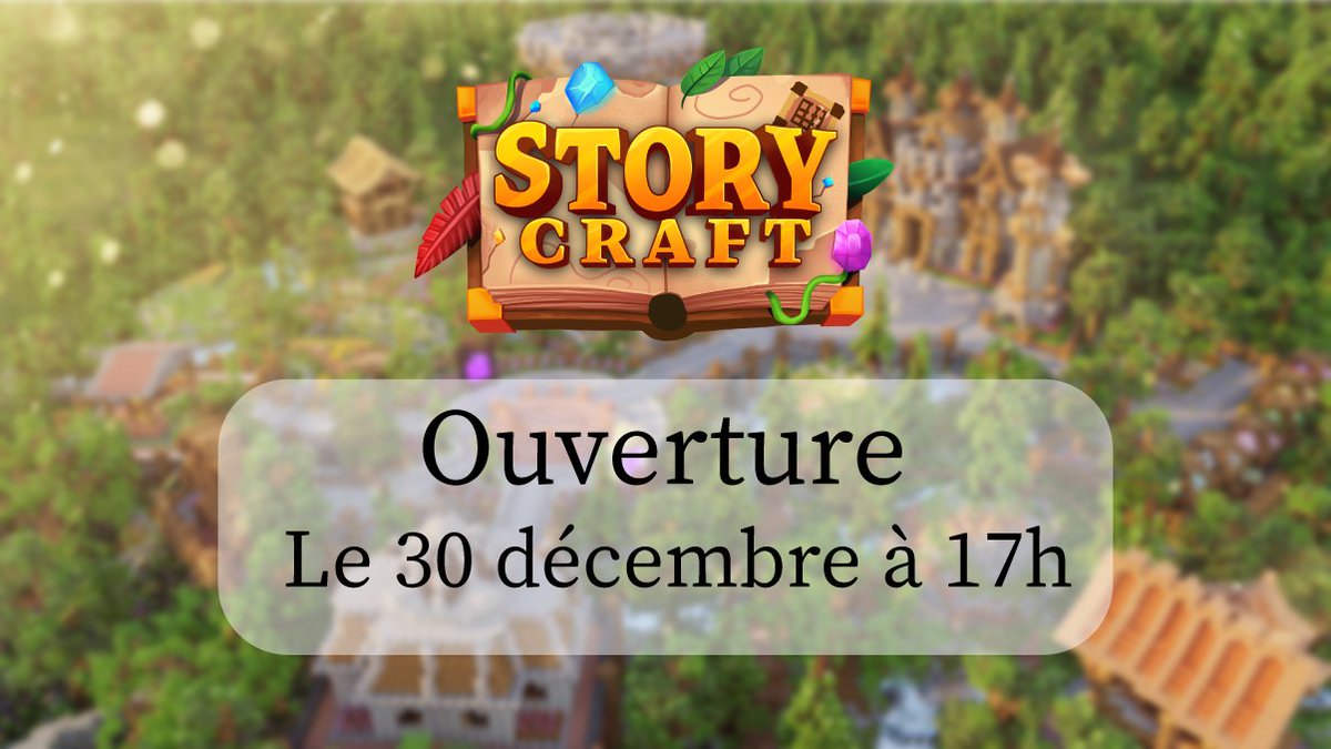 StoryCraft - Serveur Survie/Semi-RP tweet media