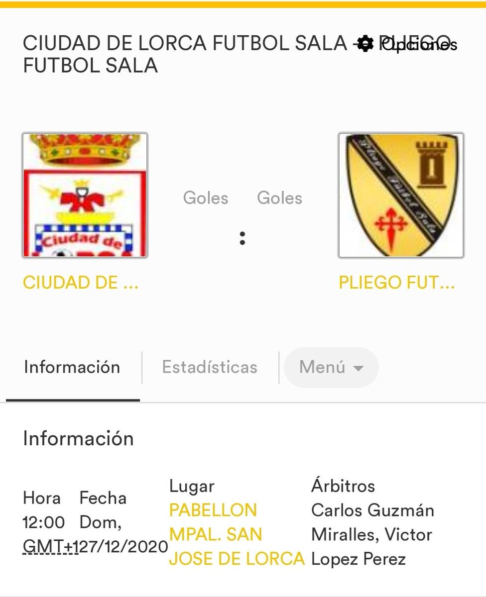 Cope Lorca - Águilas (@cope_lorca_) on Twitter photo 👟⚽ Fútbol Sala.
<a href="/LorcaFs/">CIUDAD DE LORCA FS</a> jugará mañana a las 12h su primer partido en casa esta temporada.
Los amarillos reciben a Pliego FS en el Pabellón de San José a las 12 horas. 👟⚽ Fútbol Sala.
<a href="/LorcaFs/">CIUDAD DE LORCA FS</a> jugará mañana a las 12h su primer partido en casa esta temporada.
Los amarillos reciben a Pliego FS en el Pabellón de San José a las 12 horas.