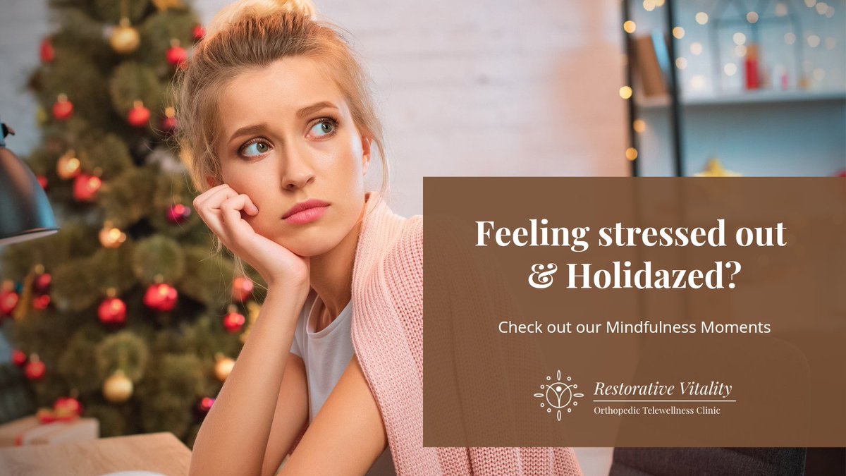 VitalityRestore's tweet photo. This #Holiday season has been one for the books. If you are feeling #Holidazed this season head over to Restorative Vitality &amp; #subscribe to receive free #Mindfulness Moments.

#Wellness #Health #StressRelief #Meditate #Holistic #Stress #HolidayStress #HolidaySeason https://t.co/5KMe8jyDqx