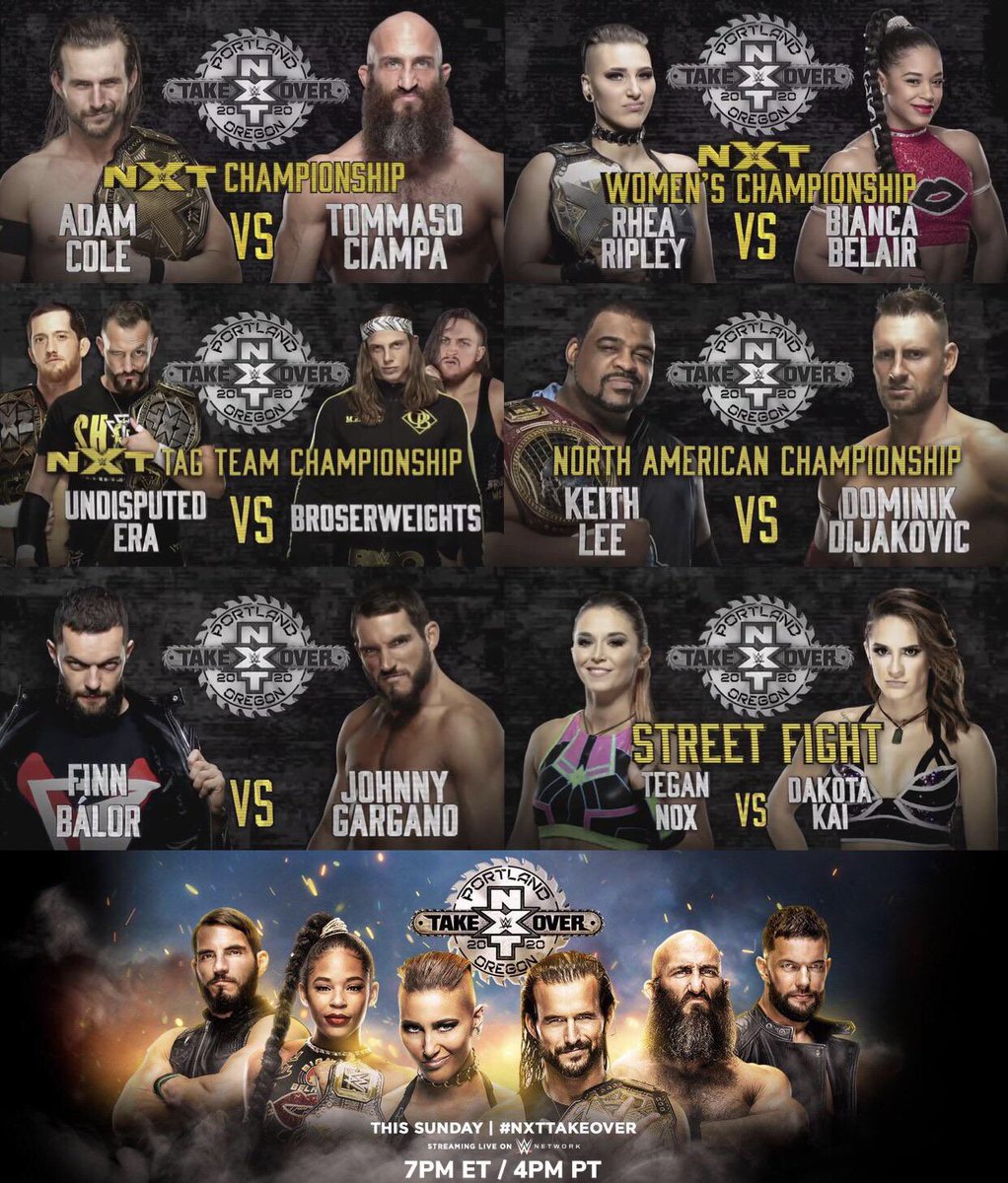 1.) NXT TAKEOVER: PORTLANDOVERALL GRADE: AYou look at one match from this card, and then look at the next. It keeps getting better & better. Banger after banger. EVERY match on this show delivered and wowed in it’s own way. Magic in the air. I can’t wait to get back to this.