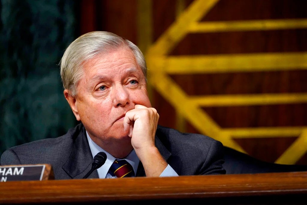 And in perfect casting...Senator Pat Geary will be played by Lindsey Graham...