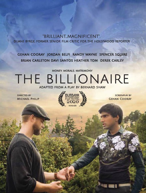 hollywoodflack's tweet photo. "The Billionaire" movie from Hollywood movie maker Mr. Gehan Cooray seeks distributor. Meetings now being set for 2021. Contact me here if interested. https://t.co/8zvb4ktZ5j