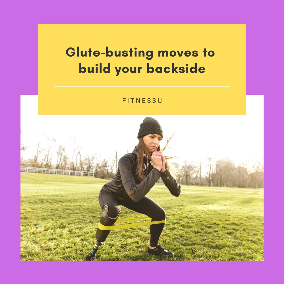 Did you know? Having strong glutes helps improve your posture🚶🏼‍♂‍, makes lifting up objects easier 🏋🏾‍♂‍, and can even help you run faster 🏃🏽‍♀‍. Try these exercises for a strong booty: ow.ly/Zh6w50CPGnJ. 🍑

#Glutes #StrongGlutes #StudentAthlete #AthleticPerformance