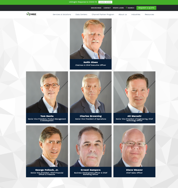 Executive Team (still connections with ATT) https://www.vxchnge.com/ 