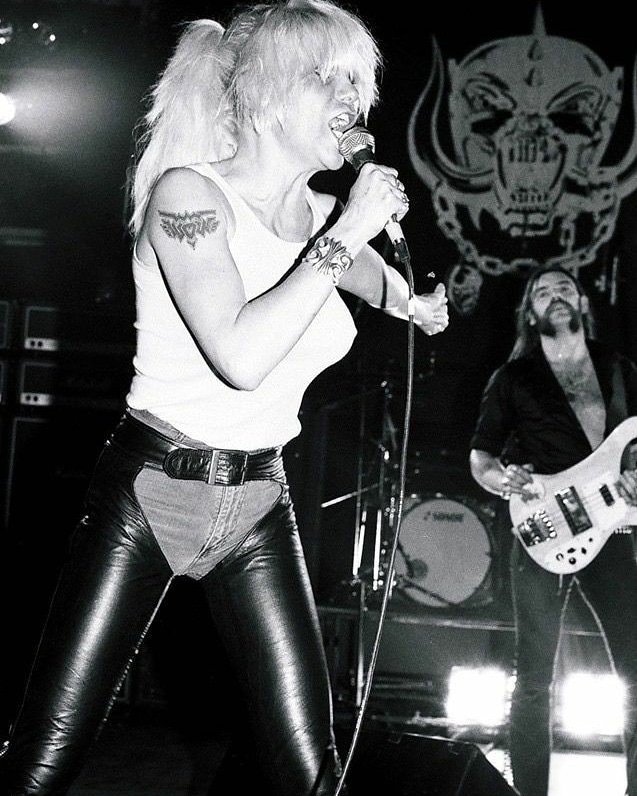 Wendy O. Williams and Lemmy. 