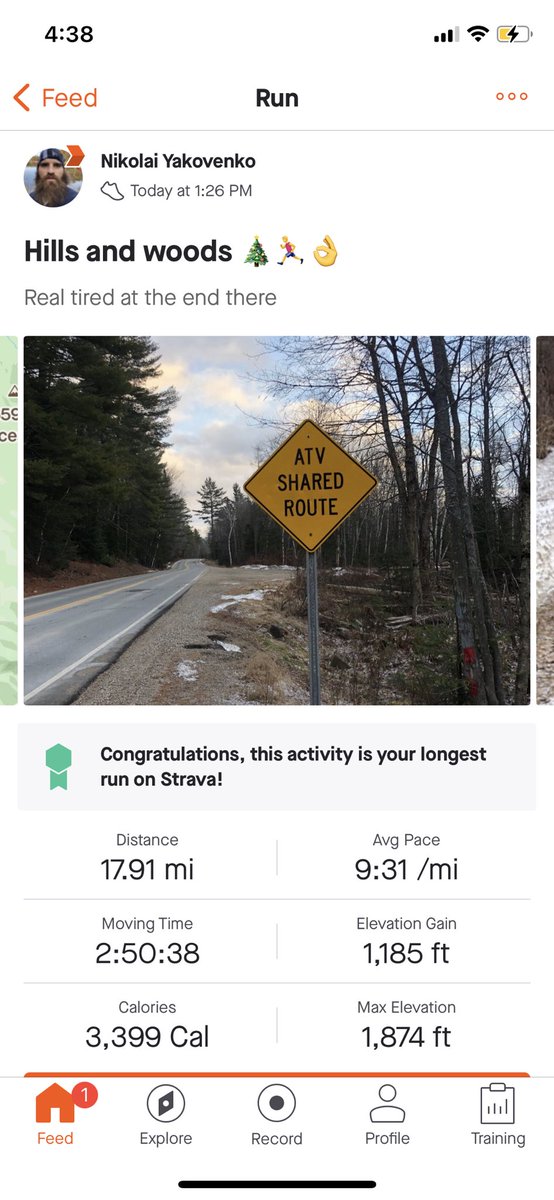 Longest run in some time. Time for several great podcasts....