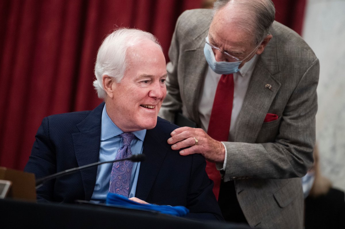 B.J. Harrison will be played by John Cornyn. Understudy: Pat Cipollone.